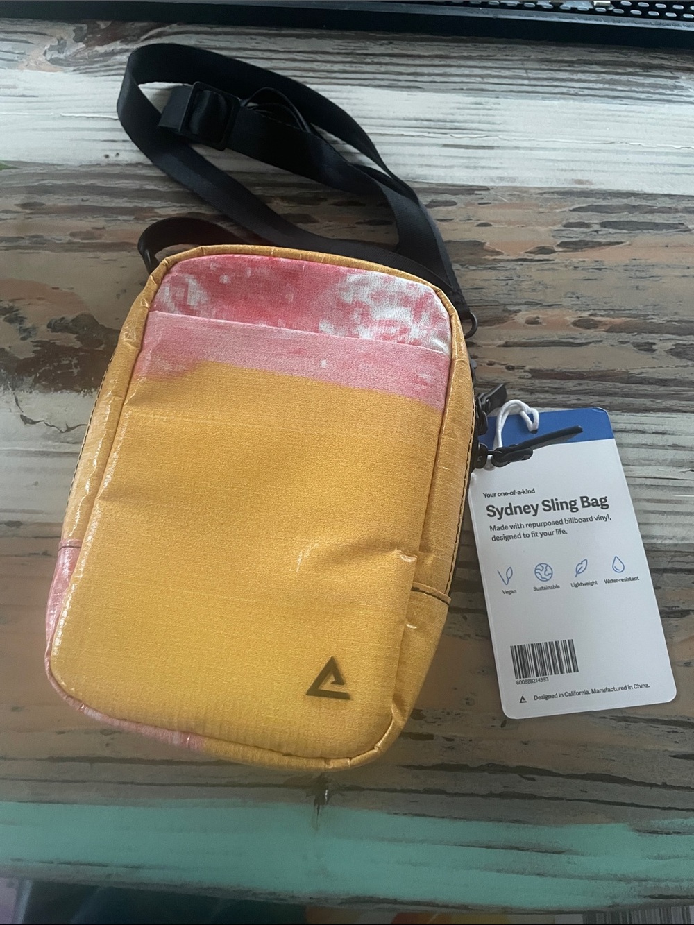 Rareform Sydney Sling Bag - Yellow & Pink - Crossbody
